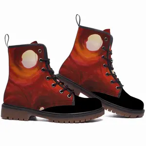 Men Pluto Transit Leather Work Boots