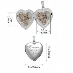 Pope Francis Portrait Love Necklace