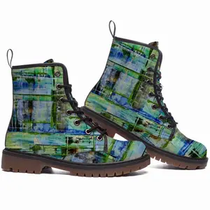 Men Canning Cannabis Control Leather Work Boots