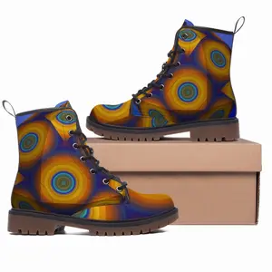 Men Over The Rainbow Leather Work Boots