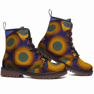 Men Over The Rainbow Leather Work Boots