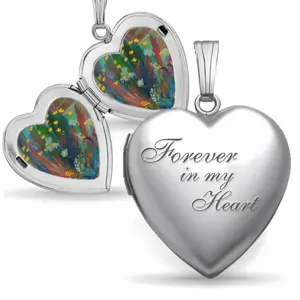 A Bouquet Of Wild Flowers In The Evening Love Necklace