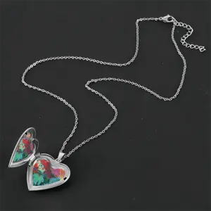 A Large Bouquet With Lilies Love Necklace