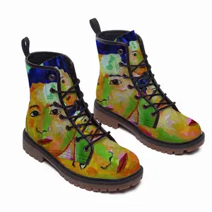 Men Dreamy Child Leather Work Boots