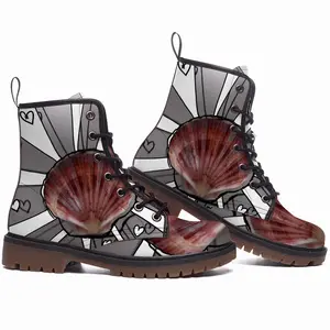 Men Bermuda Shell Leather Work Boots