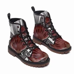 Men Bermuda Shell Leather Work Boots