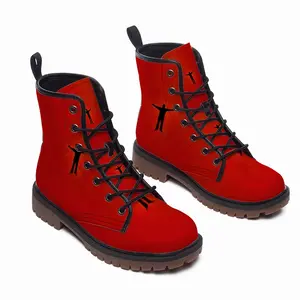 Men Freedom Leather Work Boots