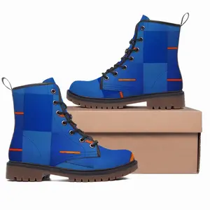 Men The Jump (Decomposition) Leather Work Boots