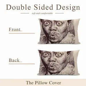 Bernie Mac Portrait Polyester Pillow (Rectangle, Multi-Size)