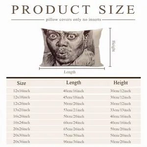 Bernie Mac Portrait Polyester Pillow (Rectangle, Multi-Size)