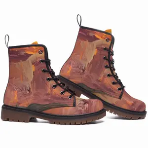 Men Sunset Leather Work Boots