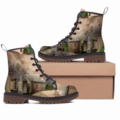 Men Watercolor - The Village Leather Work Boots