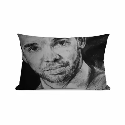 Aubrey Drake Graham Portrait Polyester Pillow (Rectangle, Multi-Size)