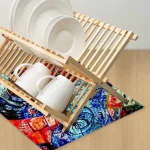 Ab9 Fragment Kitchen Drying Pad (Square)