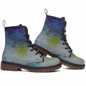 Men Rain For The Pond Leather Work Boots