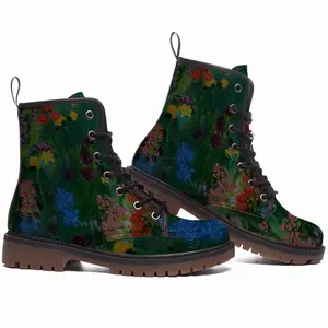 Men Garden At Giverny Leather Work Boots