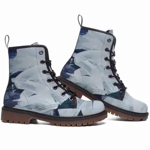 Men Geisha X Leather Work Boots