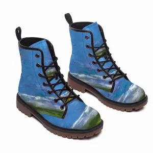 Men Happens By The Sea Leather Work Boots