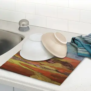 Mountain Range Kitchen Drying Pad (Square)