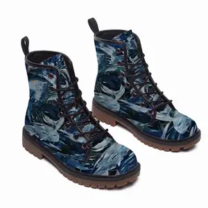 Men Islands (Linguistic) - Constellations Leather Work Boots