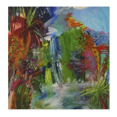 Jungle In Blue Kitchen Drying Pad (Square)