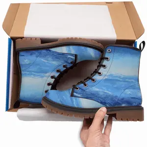 Men Ocean Racing Leather Work Boots