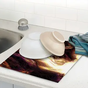 Fire Dragon Kitchen Drying Pad (Square)