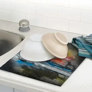 Sunset Kitchen Drying Pad (Square)