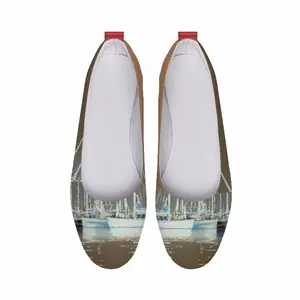 Men Sailboats In Ocre Single Shoes