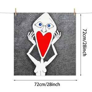 Scream For Love Kitchen Drying Pad (Square)