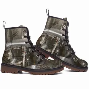 Men Flatline Leather Work Boots