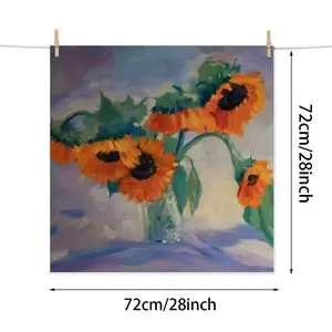 Sunflowers Kitchen Drying Pad (Square)