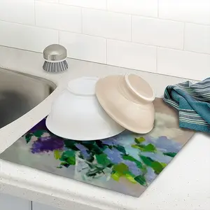 Lilac Kitchen Drying Pad (Square)