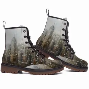 Men Spirit Of New York Leather Work Boots