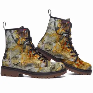 Men Clown Leather Work Boots