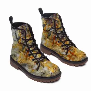 Men Clown Leather Work Boots