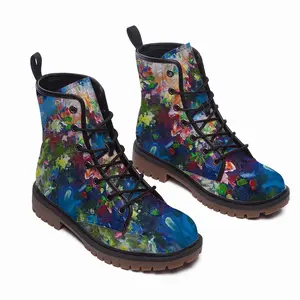 Men Wish You Flowers Nr V Leather Work Boots