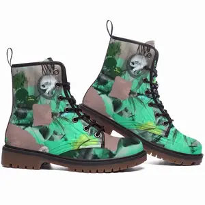 Men Garden Of Heaven Leather Work Boots