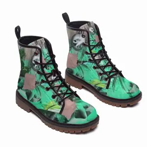 Men Garden Of Heaven Leather Work Boots