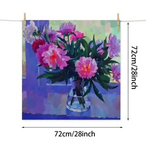 Peonies Kitchen Drying Pad (Square)