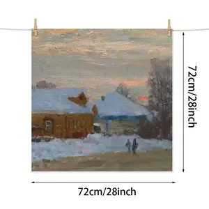 Winter Evening Kitchen Drying Pad (Square)