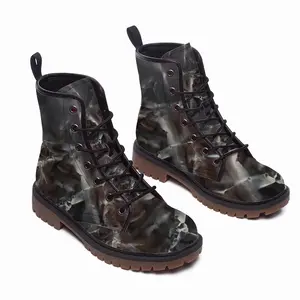 Men Fear Leather Work Boots