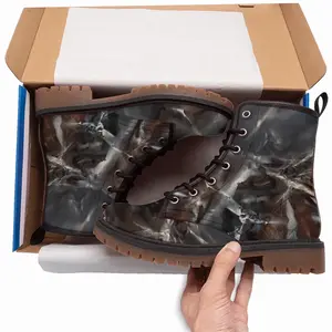 Men Fear Leather Work Boots