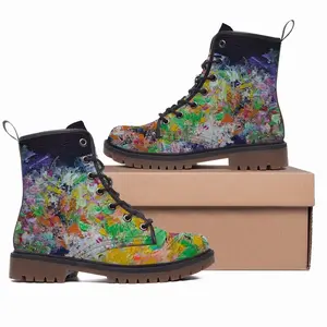 Men Wish You Flowers Nr P Leather Work Boots