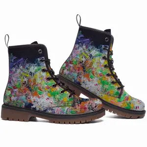 Men Wish You Flowers Nr P Leather Work Boots