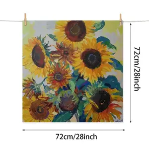 The Sunflowers Kitchen Drying Pad (Square)