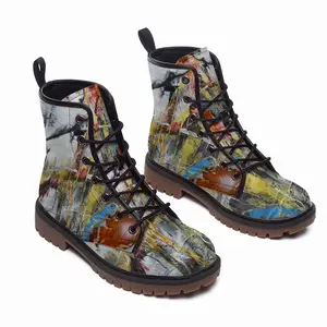 Men Chaos Leather Work Boots