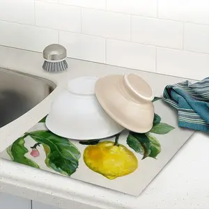 Lemon Branch Kitchen Drying Pad (Square)