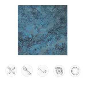 Design In Blue Kitchen Drying Pad (Square)