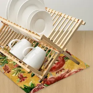 Pomegranates Kitchen Drying Pad (Square)